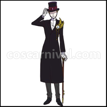 The Case Study of Vanitas Teacher Cosplay Costume coscarnival - Front View