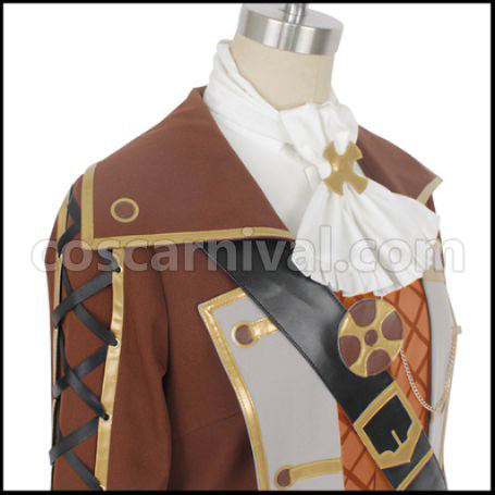 IDOLiSH 7 Ichiban Kuji Mechanical Lullaby Raku Yaotome Cosplay Costume coscarnival - Collar Design