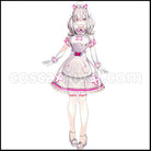 [Nijisanji Costume] Nijisanji VTuber Sukoya Kana Cosplay Costume coscarnival - Front View