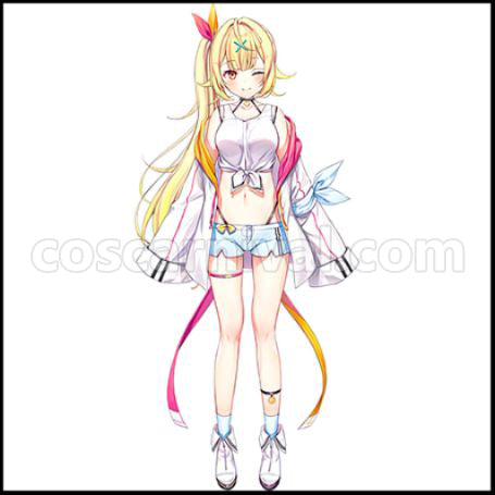 [Nijisanji Costume] Nijisanji VTuber Hoshikawa Sara Cosplay Costume coscarnival - Front View