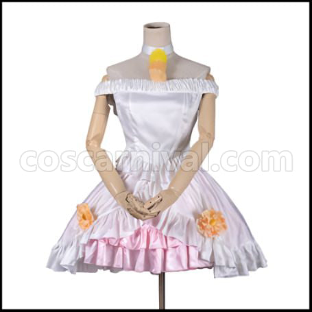 Love Live! School Festival Season 2 Episode 5 Love wing bell Rin Hoshizora Bride Cosplay Costume coscarnival - Detail Close-up