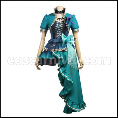 BanG Dream! Hikawa Sayo Roselia 5th Single Opera of the Wasteland Cosplay Costume coscarnival - Front View