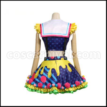BanG Dream! Poppin¡¯Party New Costumes Toyama Kasumi (Toyama Kasumi) Cosplay Costume coscarnival - Side Profile