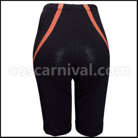 Free! Nagisa Hazuki Swim Trunks Orange Free Size Cosplay Costume coscarnival - Back View
