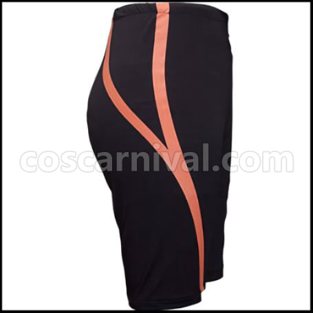 Free! Nagisa Hazuki Swim Trunks Orange Free Size Cosplay Costume coscarnival - Detail Close-up