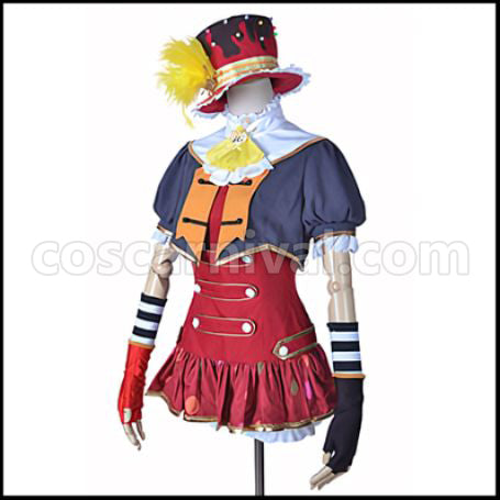 Love Live! School Idol Festival Valentine's Edition 2015 First Half Post-Awakening Rin Hoshizora Cosplay Costume coscarnival - Back View