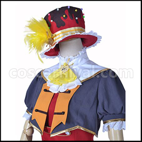 Love Live! School Idol Festival Valentine's Edition 2015 First Half Post-Awakening Rin Hoshizora Cosplay Costume coscarnival - Collar Design