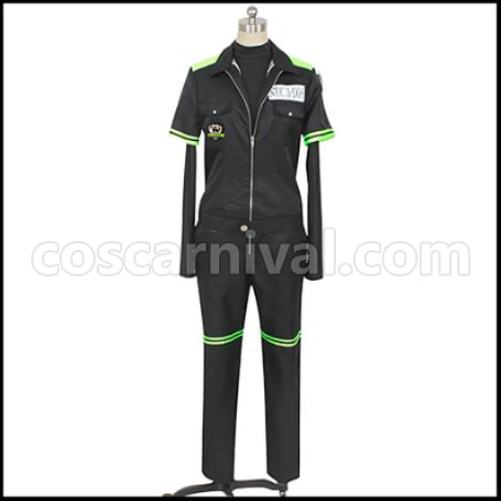 Twisted Wonderland Diasomnia Dormitory Malleus Draconia Gym Clothes Cosplay Costume coscarnival - Front View