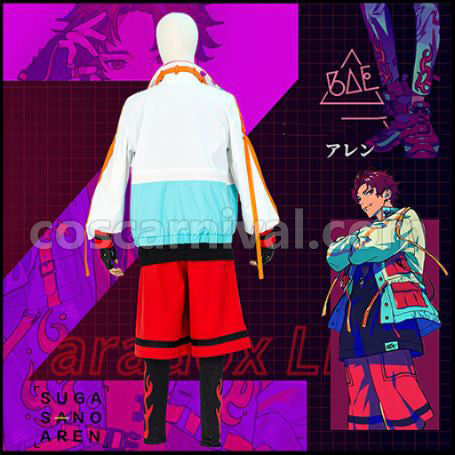 Paradox Live Exhibition Show BAE Suzakusano Allen Cosplay Costume coscarnival - Side Profile