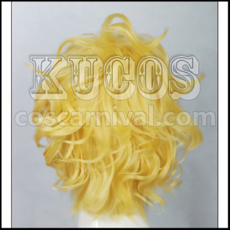 Karneval Yogi Short Golden Cosplay Wig coscarnival,Root Treatment