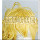 Karneval Yogi Short Golden Cosplay Wig coscarnival,Detail Close-up