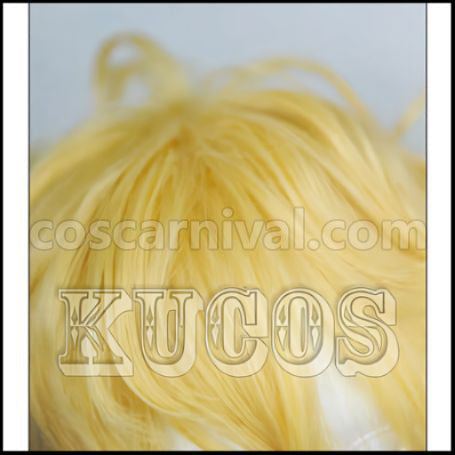 Karneval Yogi Short Golden Cosplay Wig coscarnival,Side Profile