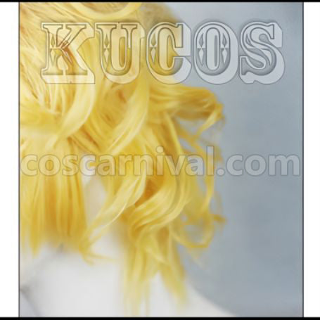 Karneval Yogi Short Golden Cosplay Wig coscarnival,Root Treatment
