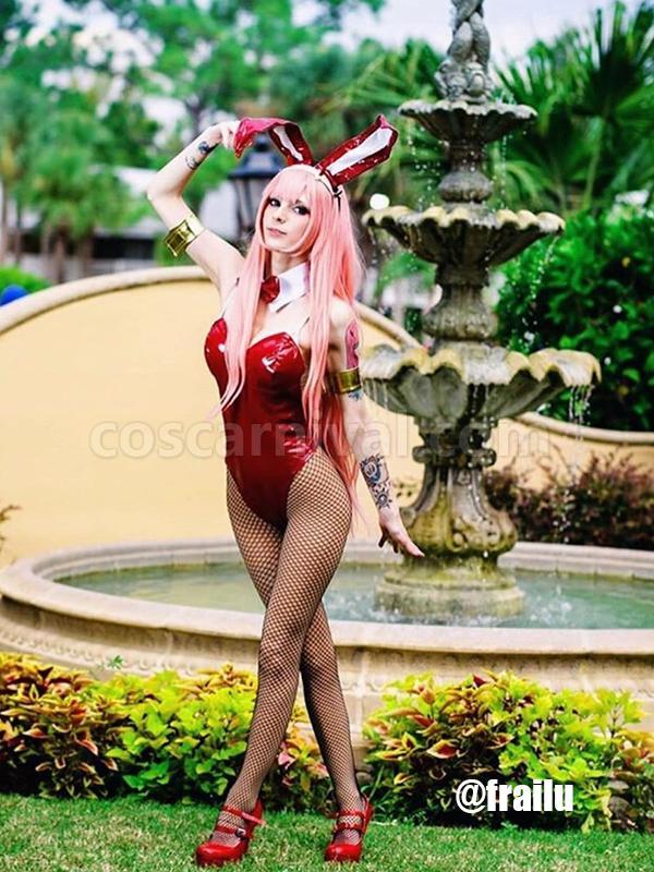 DARLING in the FRANXX 02 Zero Two Bunny Girl Cosplay Costume