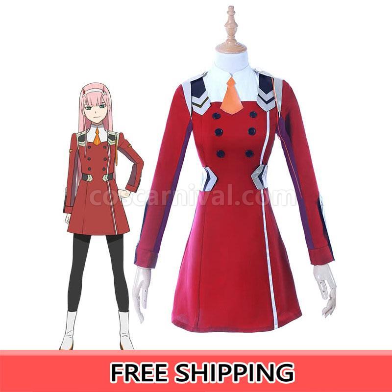 DARLING in the FRANXX 02 Zero Two Women Full Sets Costumes