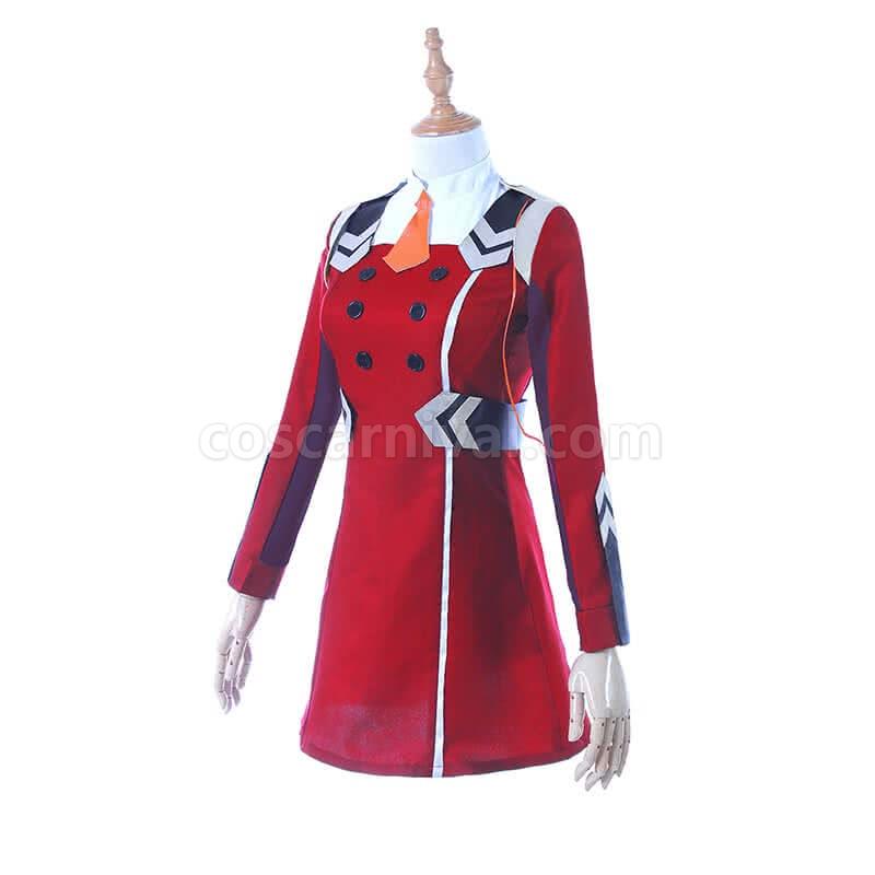 DARLING in the FRANXX 02 Zero Two 여성 풀 세트 코스프레 의상