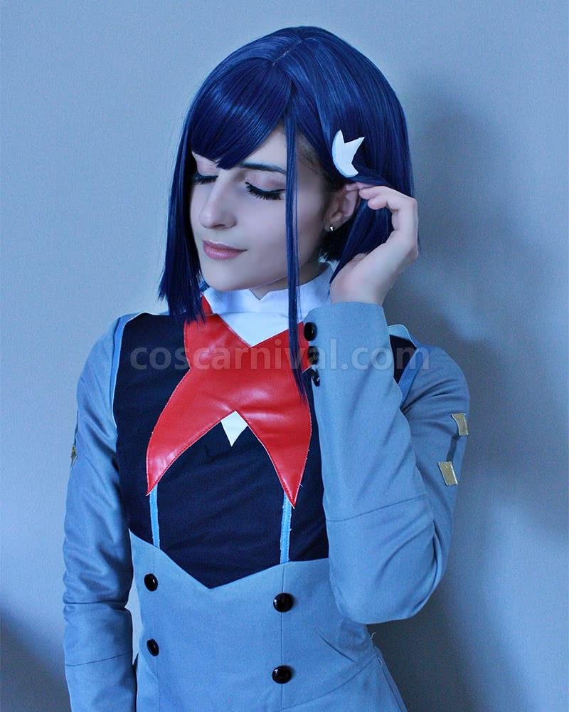 darling in the franxx ichigo blue wigs anime costumes