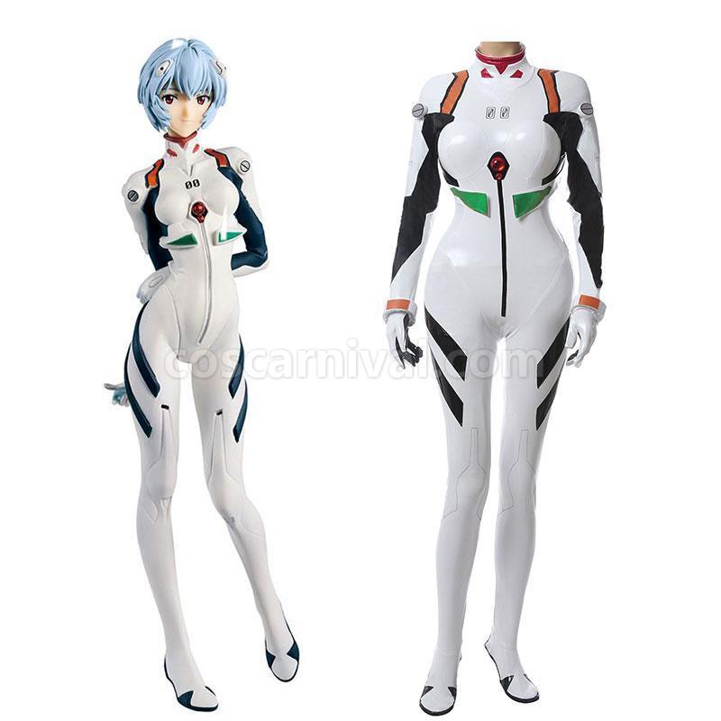 EVA Ayanami Rei Combat Suit Cosplay Costume coscarnival
