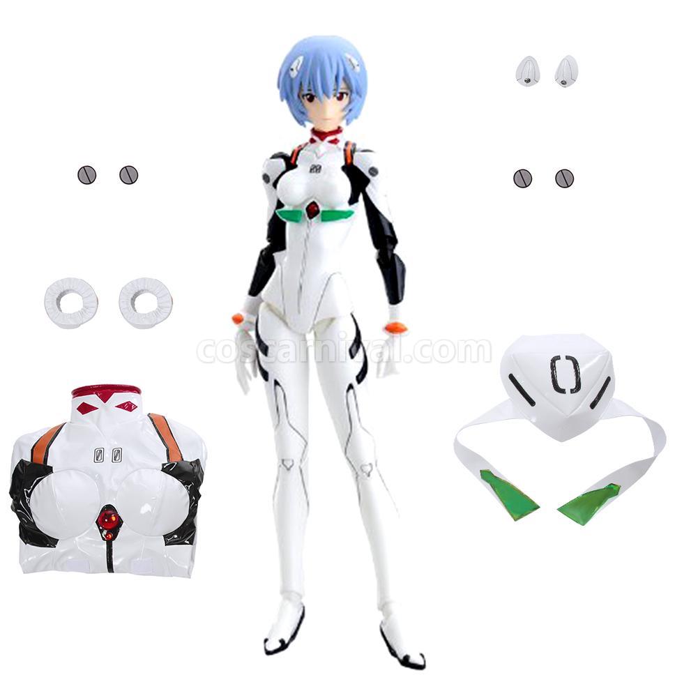 EVA Ayanami Rei Combat Suit Cosplay Costume coscarnival