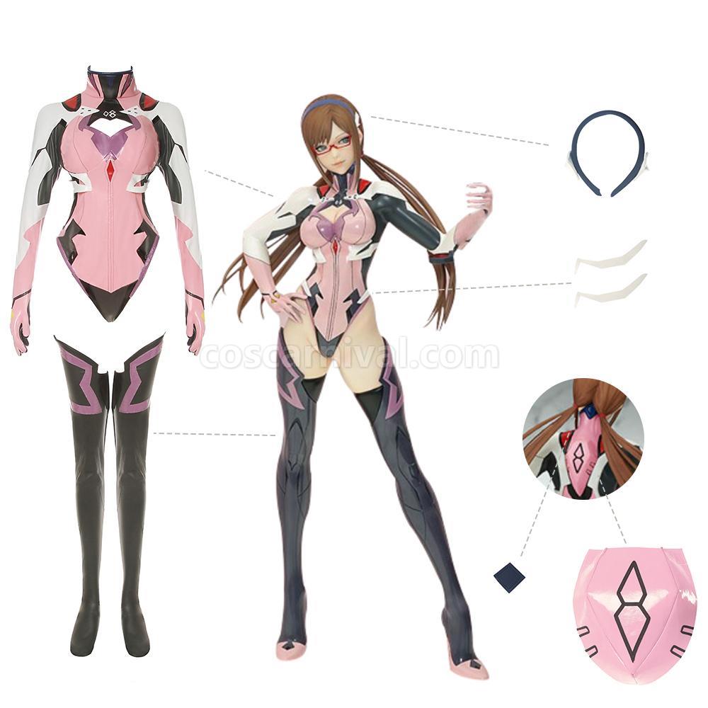 EVA Mari Makinami Illustrious Combat Suit Cosplay Costume coscarnival