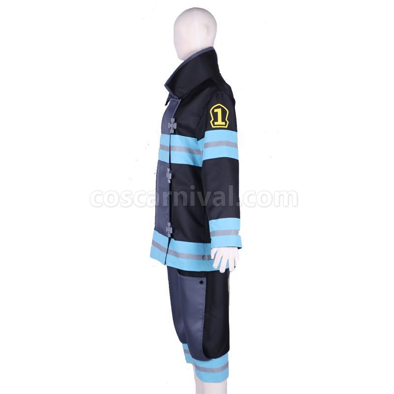 Fire Force Kotatsu Tamaki Uniform Cosplay Costume, side view