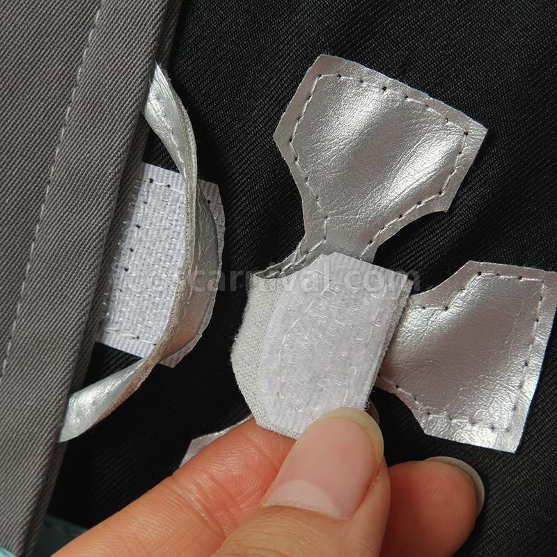 Fire Force Kusakabe Shinra 및 Hat 장갑 코스프레 마치 남자들 한복 coscarnival