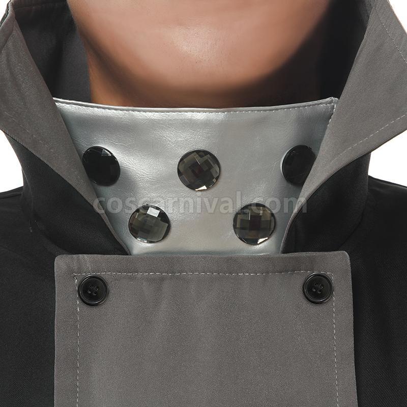 Fire Force Kusakabe Shinra And Hat Gloves Cosplay Costume, collar detail