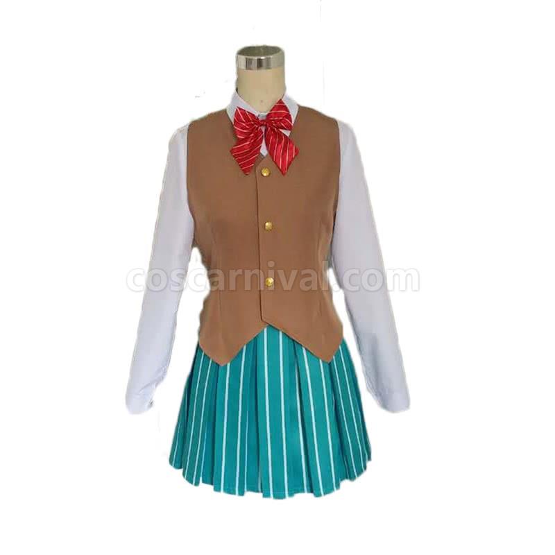 Happy Sugar Life Matsuzaka Sato School Uniform Cosplay Costume coscarnival