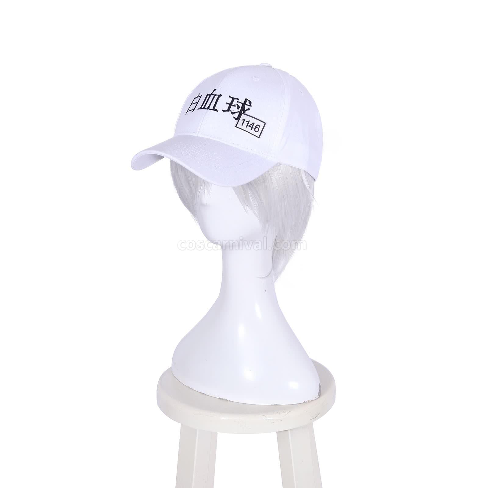 Hataraku Saibou Cells At Work White Blood Cell U-1146 Hat Cosplay Costume