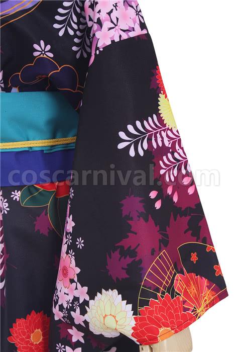 지옥 소녀 Enma Ai 기모노 코스프레 의상 coscarnival