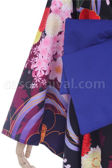 지옥 소녀 Enma Ai 기모노 코스프레 의상 coscarnival