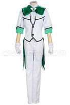 High School Earth Defense Department Battle Lover Epinal Cosplay Costume, front view