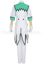 High School Earth Defense Department Battle Lover Epinal Cosplay Costume, back view