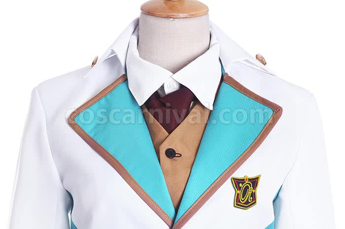 High School Star Musical Nayuki Tooru White Cosplay Costume coscarnival