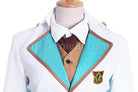 High School Star Musical Nayuki Tooru White Cosplay Costume, collar detail
