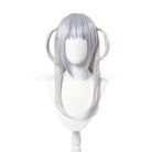 Blue cosplay wig from Pokémon, side view