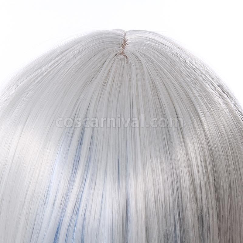 Blue cosplay wig from Pokémon, detail 2