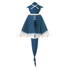 Hololive English Vtuber Gawr Gura With Tail Cosplay Costume, back view