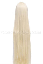 human computer angel supper long straight light blonde wigs costume