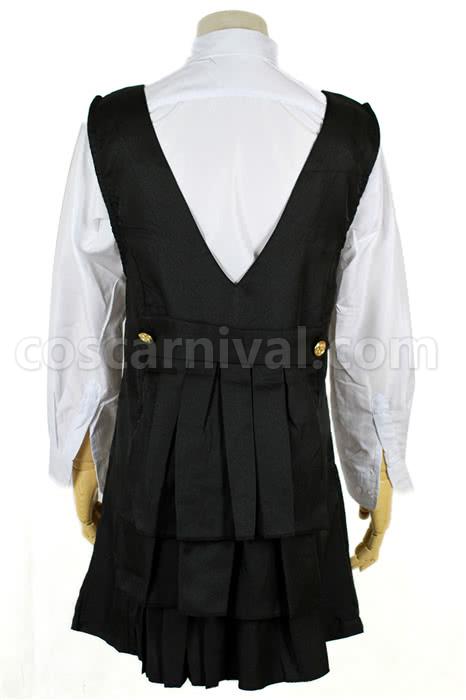 Inu x Boku SS Shirakiin Ririchiyo 및 Roromiya Karuta 블랙 드레스 코스프레 의상