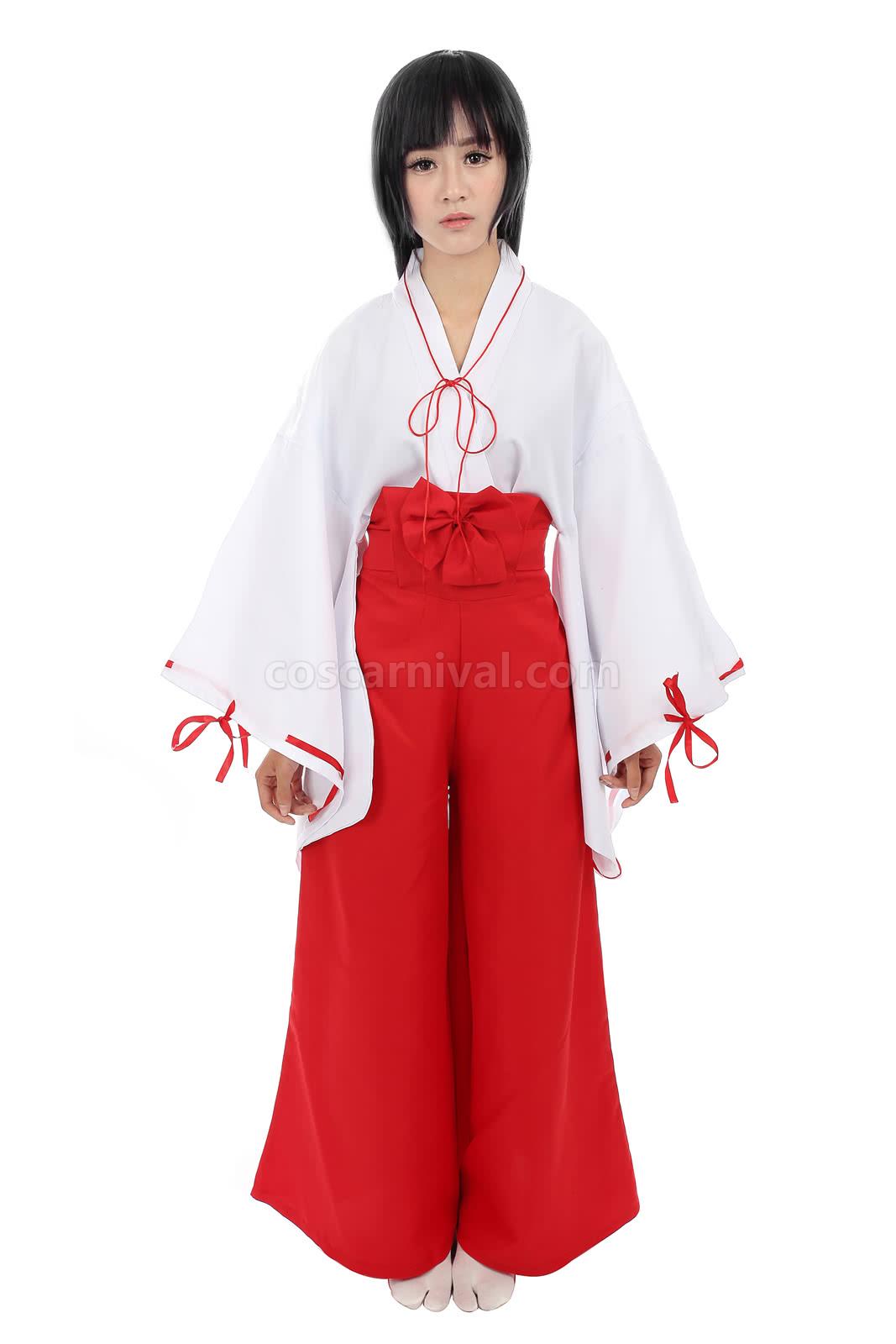 InuYasha Kikyo Miko Kimono Costume