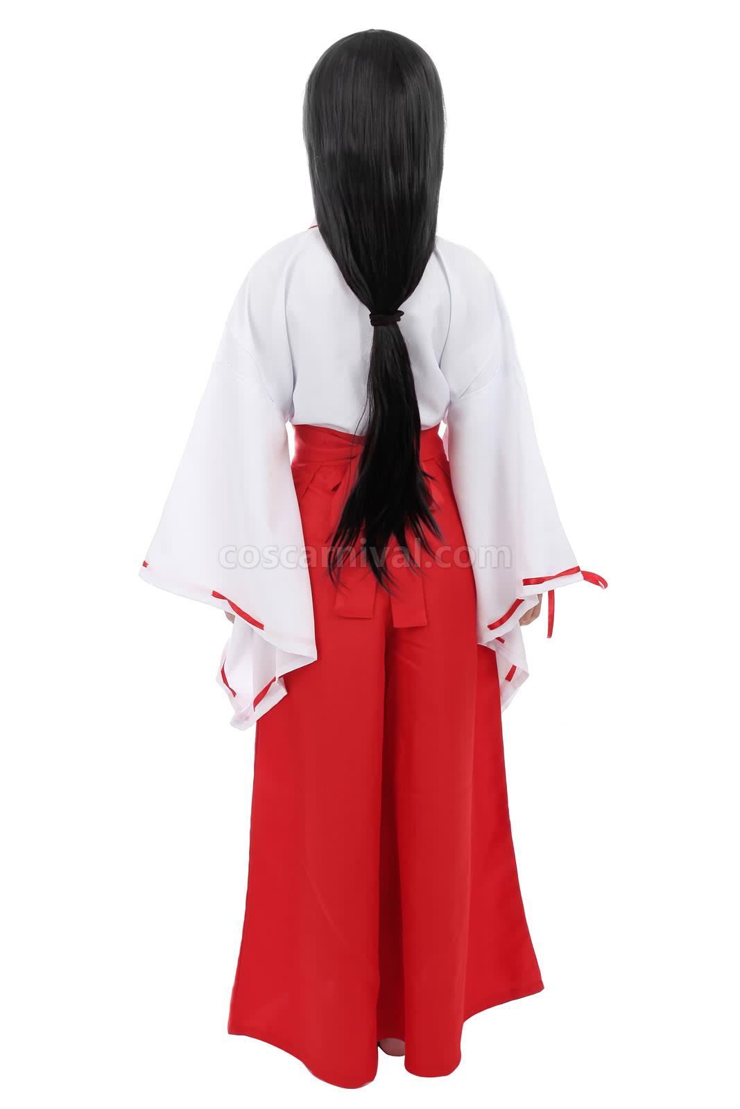 InuYasha Kikyo Miko Kimono Cosplay Costume