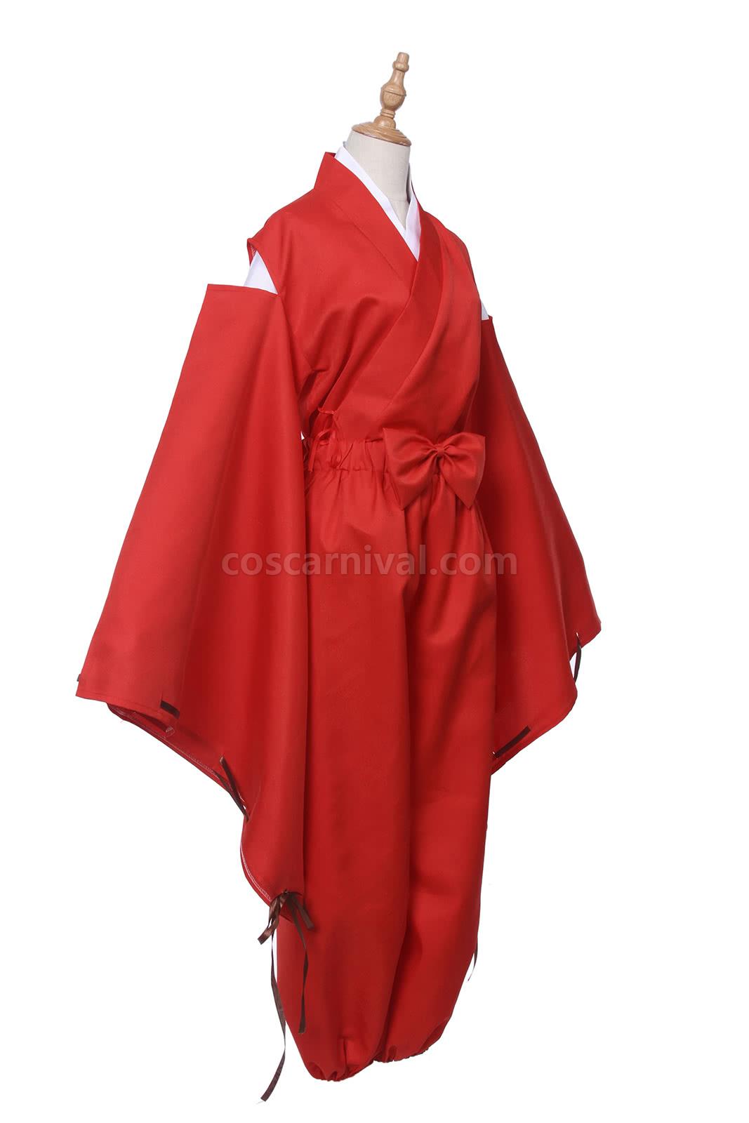 InuYasha Red Kimono Cosplay Costume