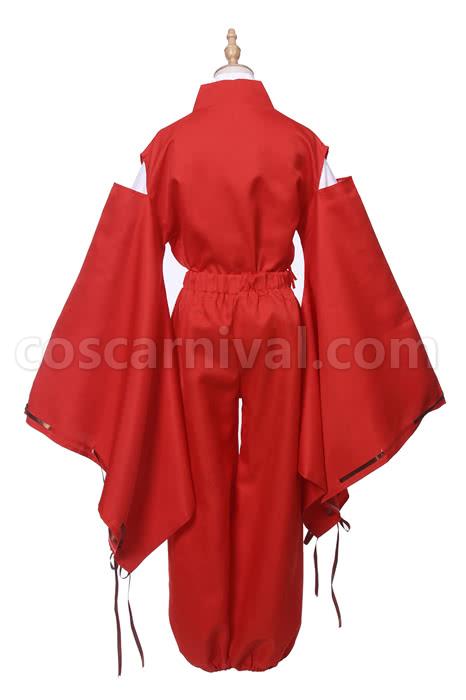 InuYasha Red Kimono Cosplay Costume