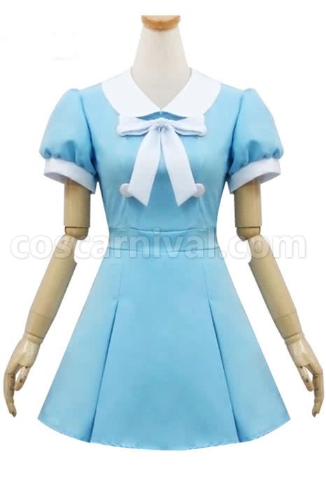 K-ON Blue Japanese School Girls Costume