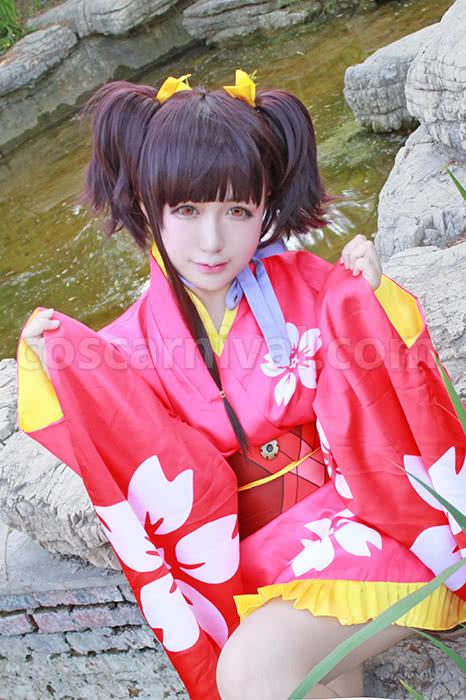 Kabaneri of the Iron Fortress Mumei Hozumi Kimono Cosplay Costume