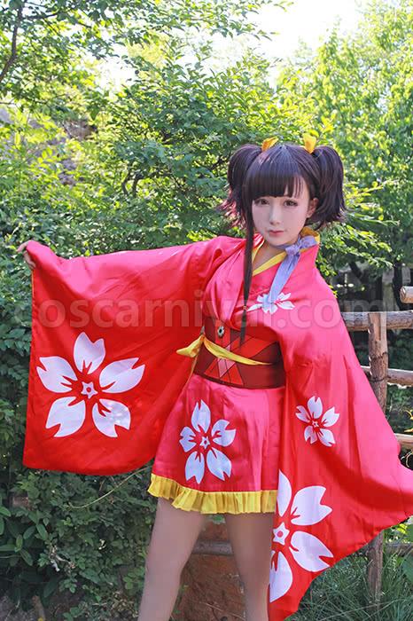 Kabaneri of the Iron Fortress Mumei Hozumi Kimono Cosplay Costume