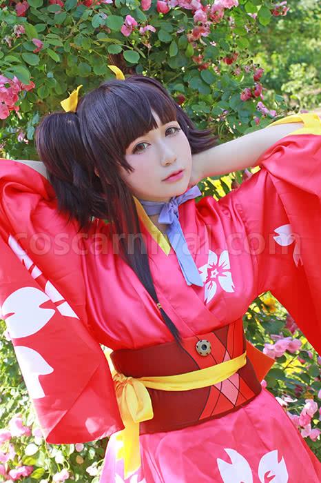 Kabaneri of the Iron Fortress Mumei Hozumi Kimono Cosplay Costume