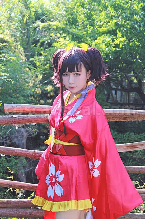 Kabaneri of the Iron Fortress Mumei Hozumi Kimono Cosplay Costume