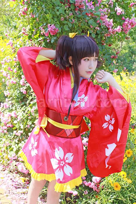 Kabaneri of the Iron Fortress Mumei Hozumi Kimono Cosplay Costume